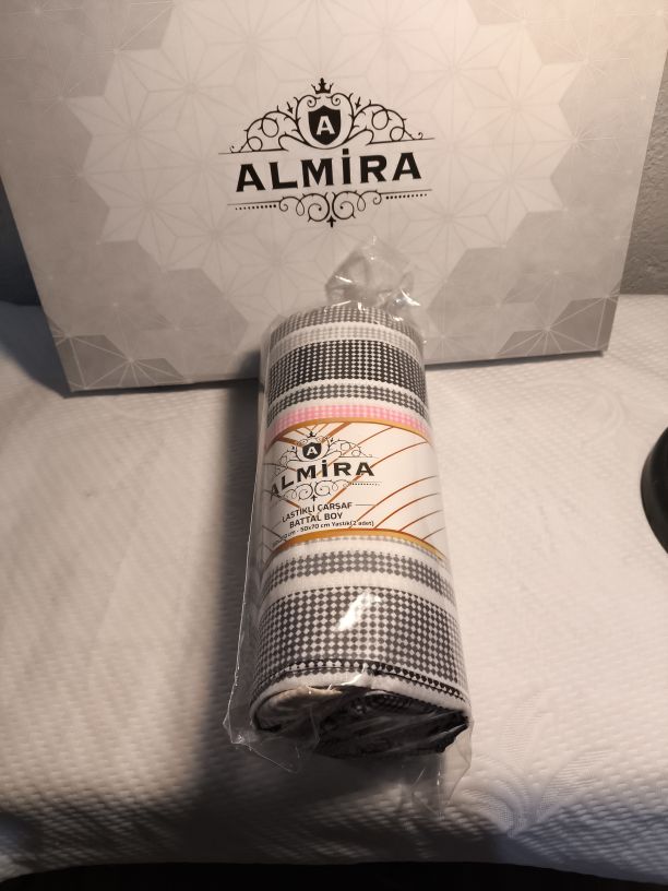 Almira Lastikli Çarşaf Takımı