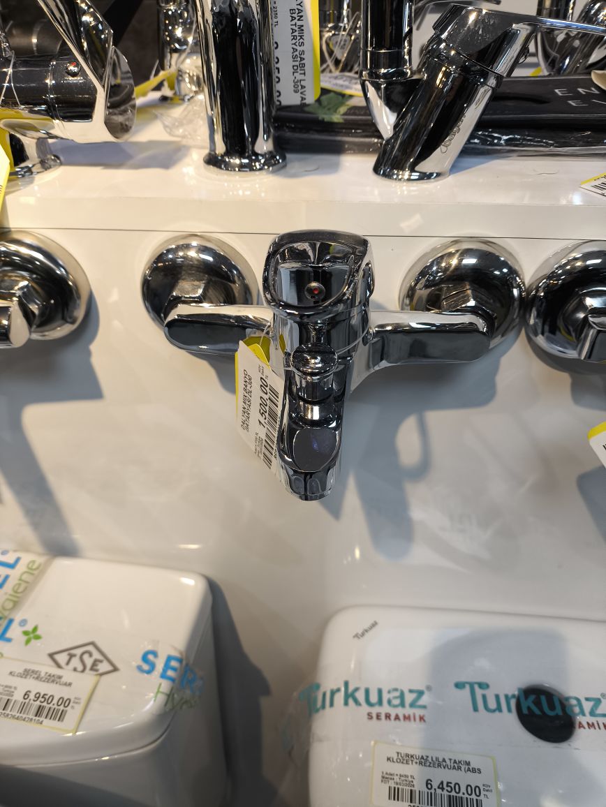 Krom Lavabo Bataryası