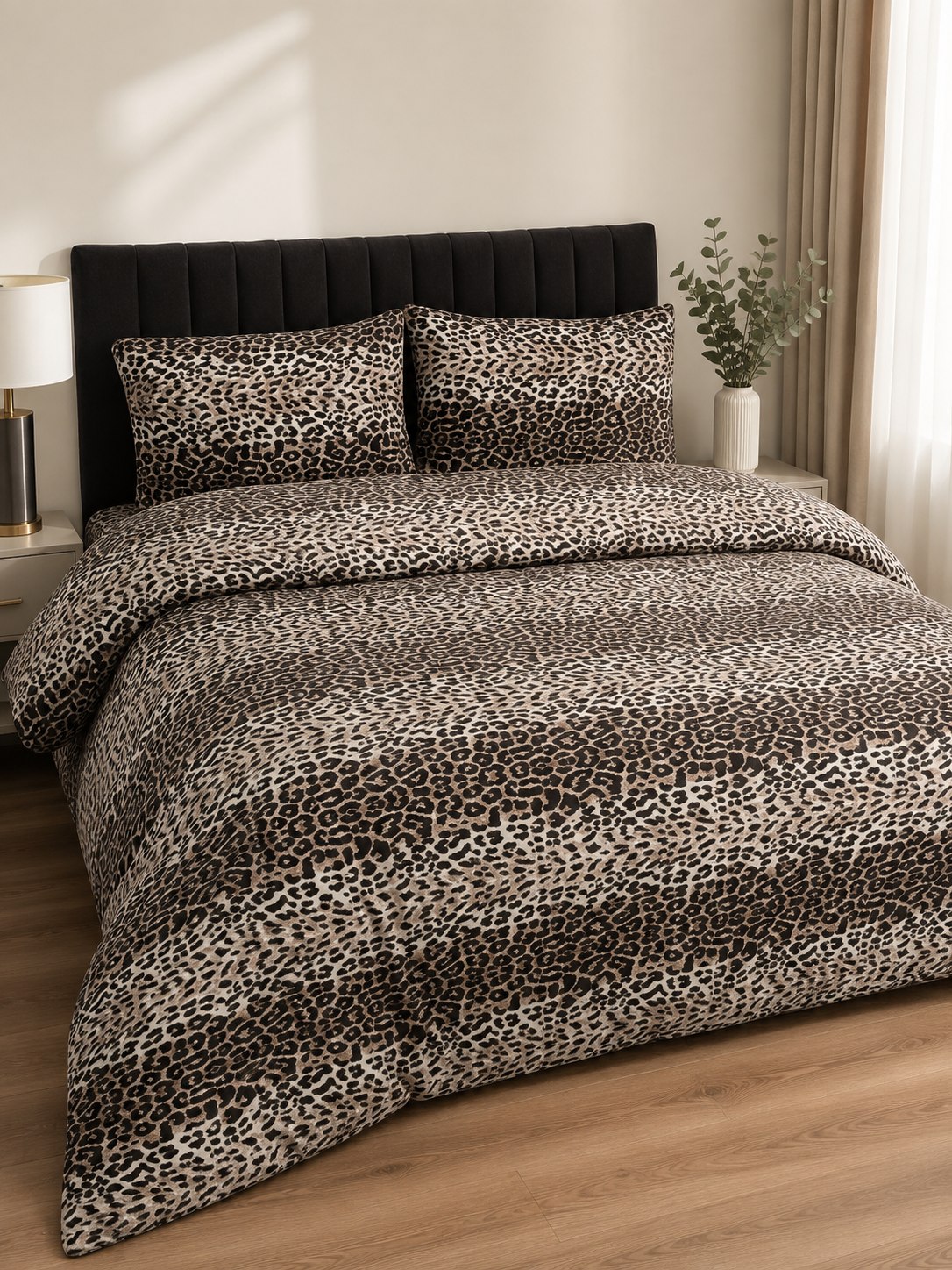 Leopar Desenli Battal Boy Nevresim Takımı
